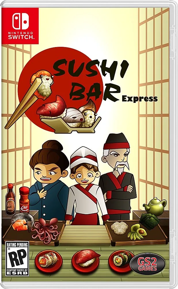 GS2 Games GS2 Games 00140 Sushi Bar Express nintendo switch video game — product photo