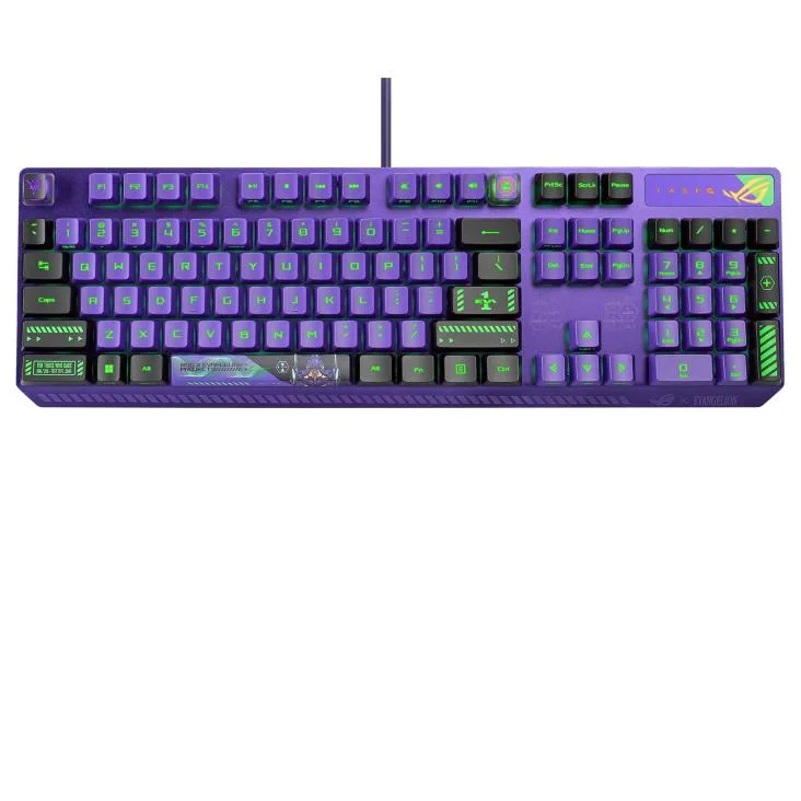 ASUS ASUS ROG Strix Scope RX EVA Edition Purple Gaming Keyboard — product photo