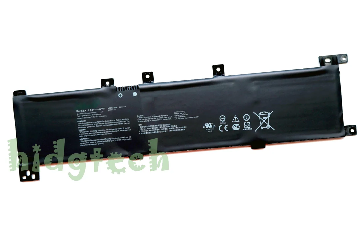Beisite Beisite B31N1635 42Wh 11.52V laptop battery — product photo