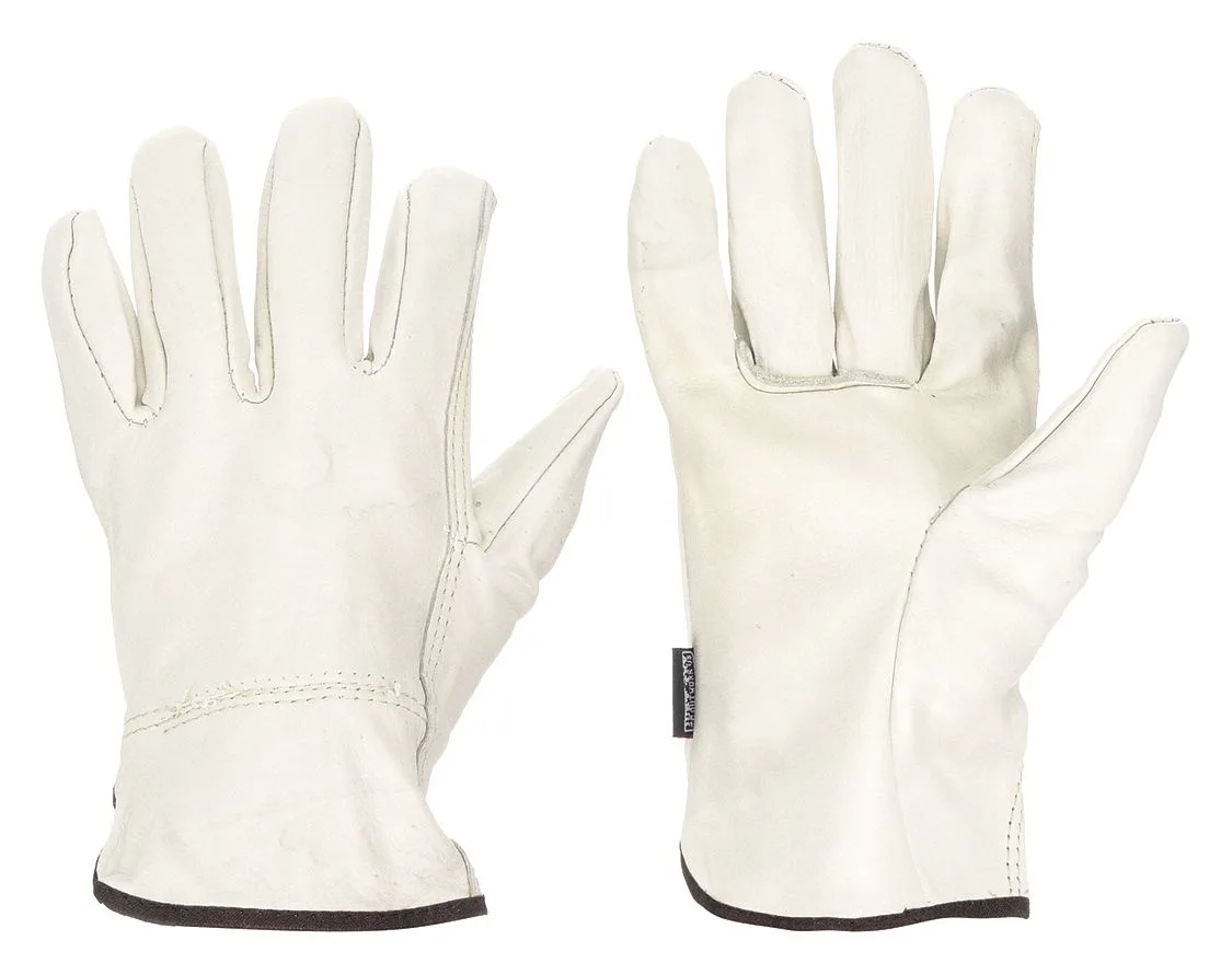 Memphis Memphis 3201L Driver Gloves Cowhide Cream L Pair personal protective equipment — product photo