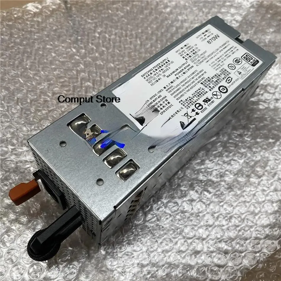 KHACHIMO KHACHIMO R710 870W Server Power Supply N870P-SO A870P-00 07NVX8 0YFG1C — product photo