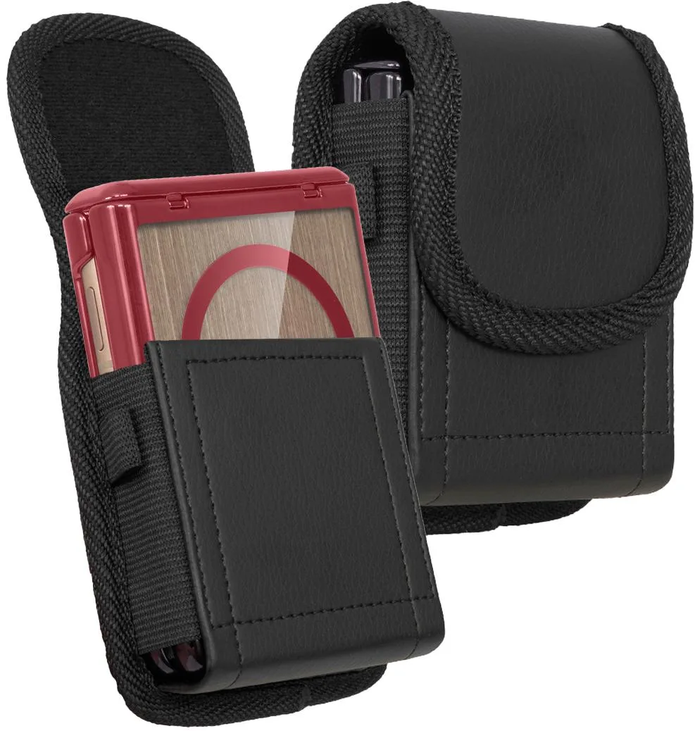 Nakedcellphone Nakedcellphone Case &amp; Belt Clip for Motorola RAZR ULTRA 2025/2026 Red — product photo