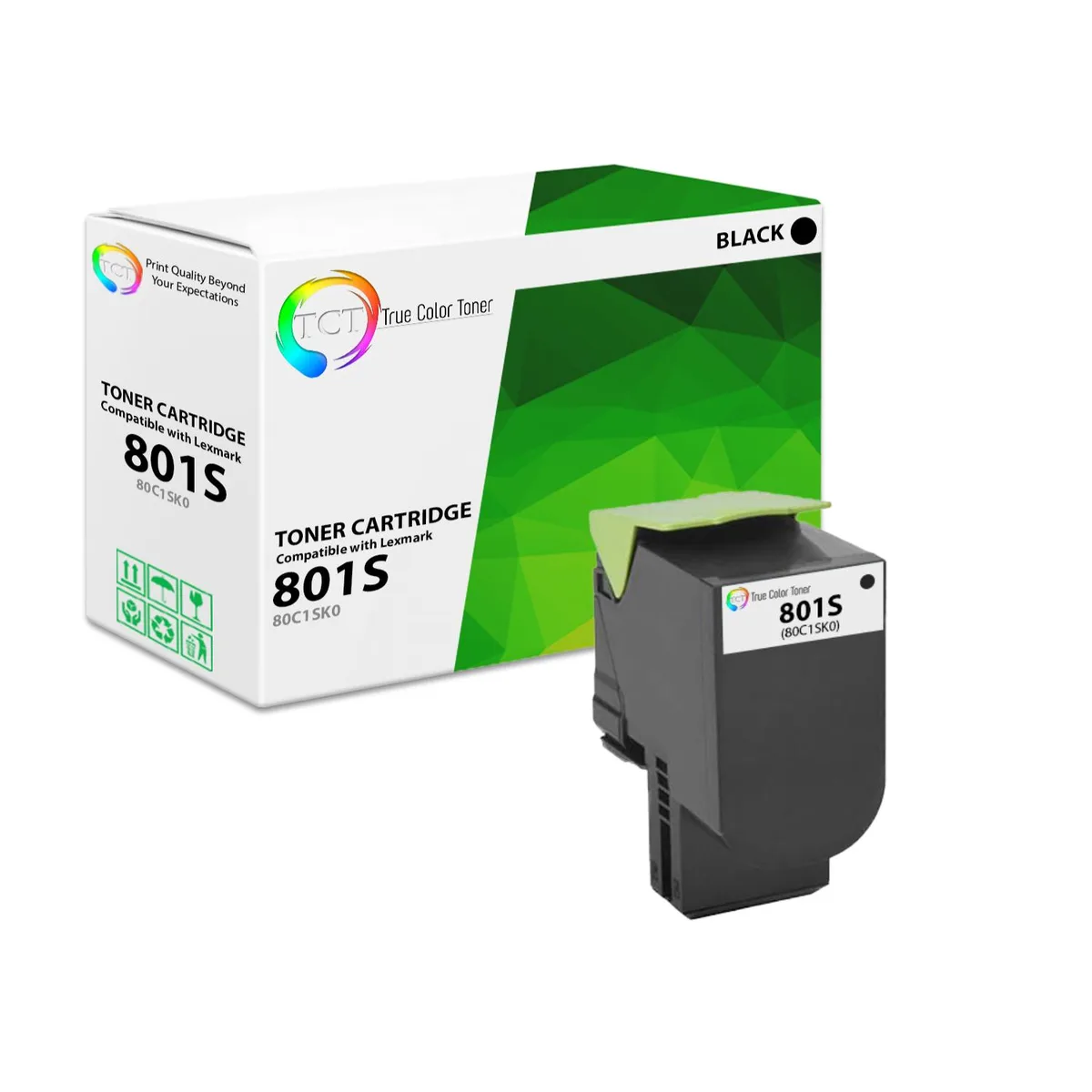 TCT TCT 80C1SK0 Black Toner Cartridge 2500 Pages — product photo