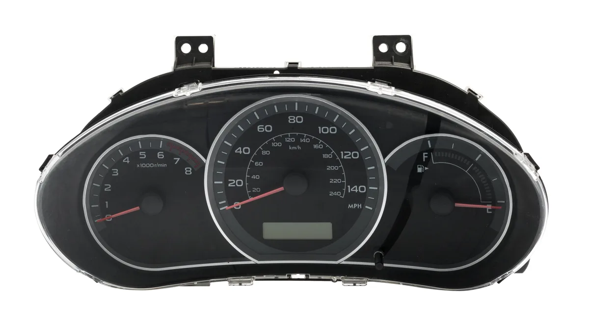 1 Factory Radio 1 Factory Radio Speedometer Instrument Gauge Cluster 85003FG760 2010-2011 Subaru Impreza — product photo