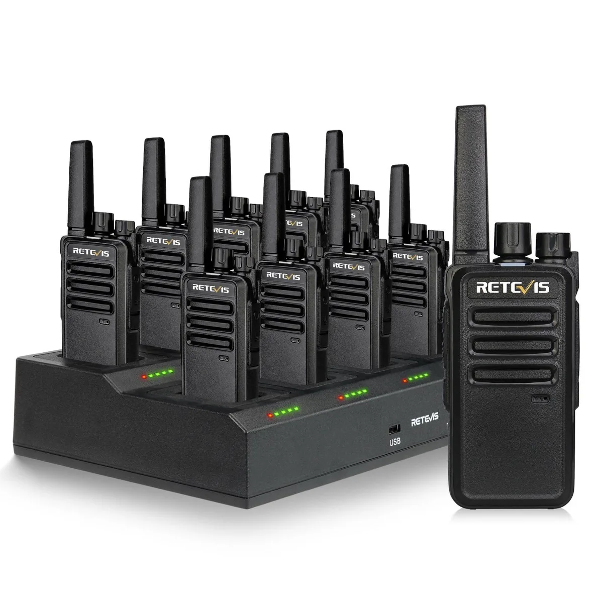 KEHIPI KEHIPI RT68 two-way radio 10 pack 16 ch 1200mAh — product photo