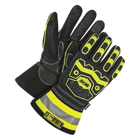 BDG BDG 20-9-10753-M Oil Resist Cut Resist C100 Lined Goatskin 3" Gauntlet w/Impa personal protective equipment — product photo