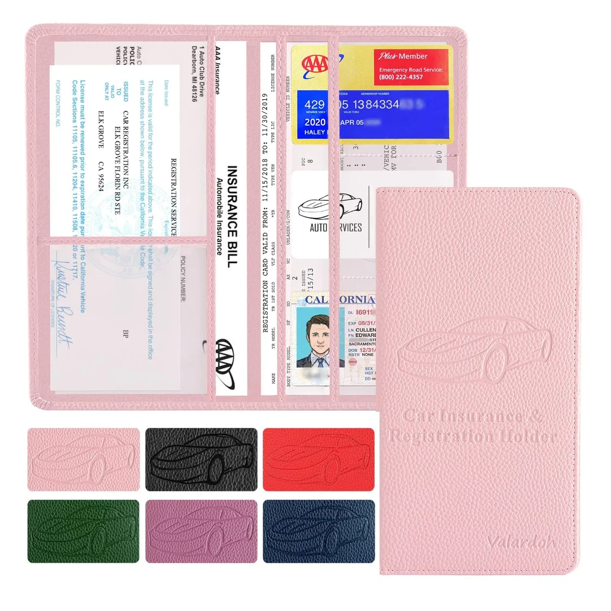  Viator Gear V-qcwjj-pink Car Document Holder (Pink) — product photo