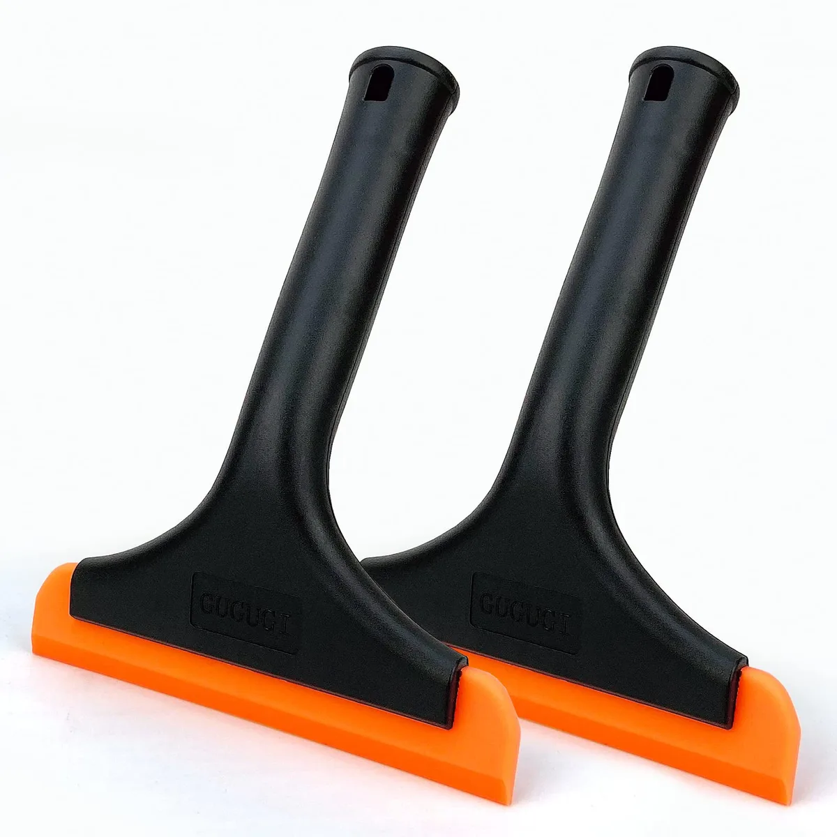  GUGUGI Silicone Squeegee 5.9" Blade 7.5" Handle Black 2-Pack — product photo