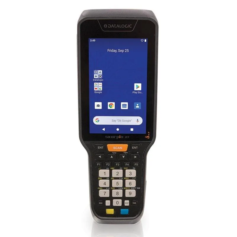 Rectangular black battery pack with Datalogic branding