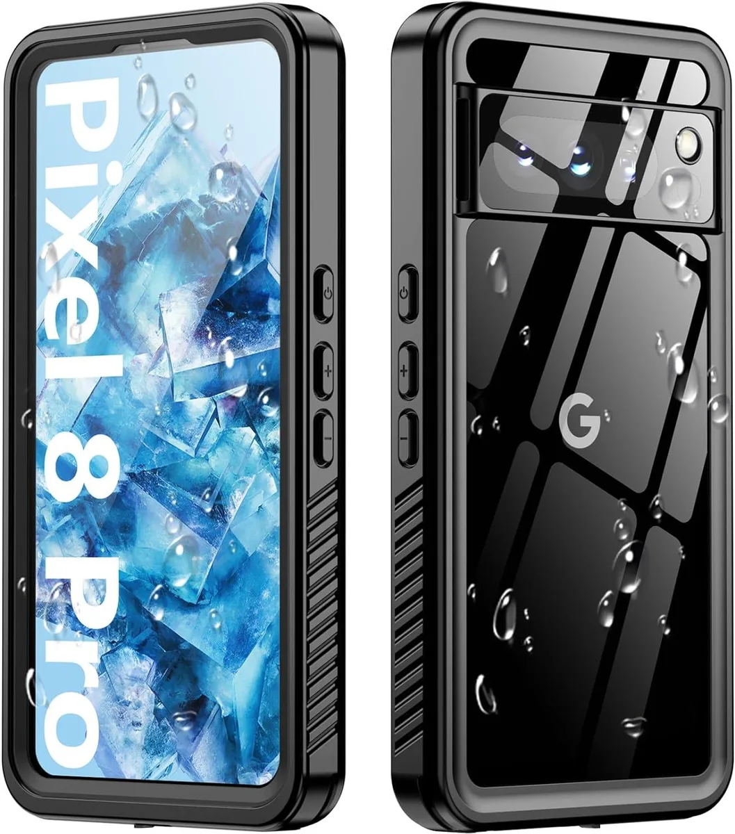 BONAEVER BONAEVER IP68 Waterproof Case for Pixel 8 Pro 6.7" Black — product photo