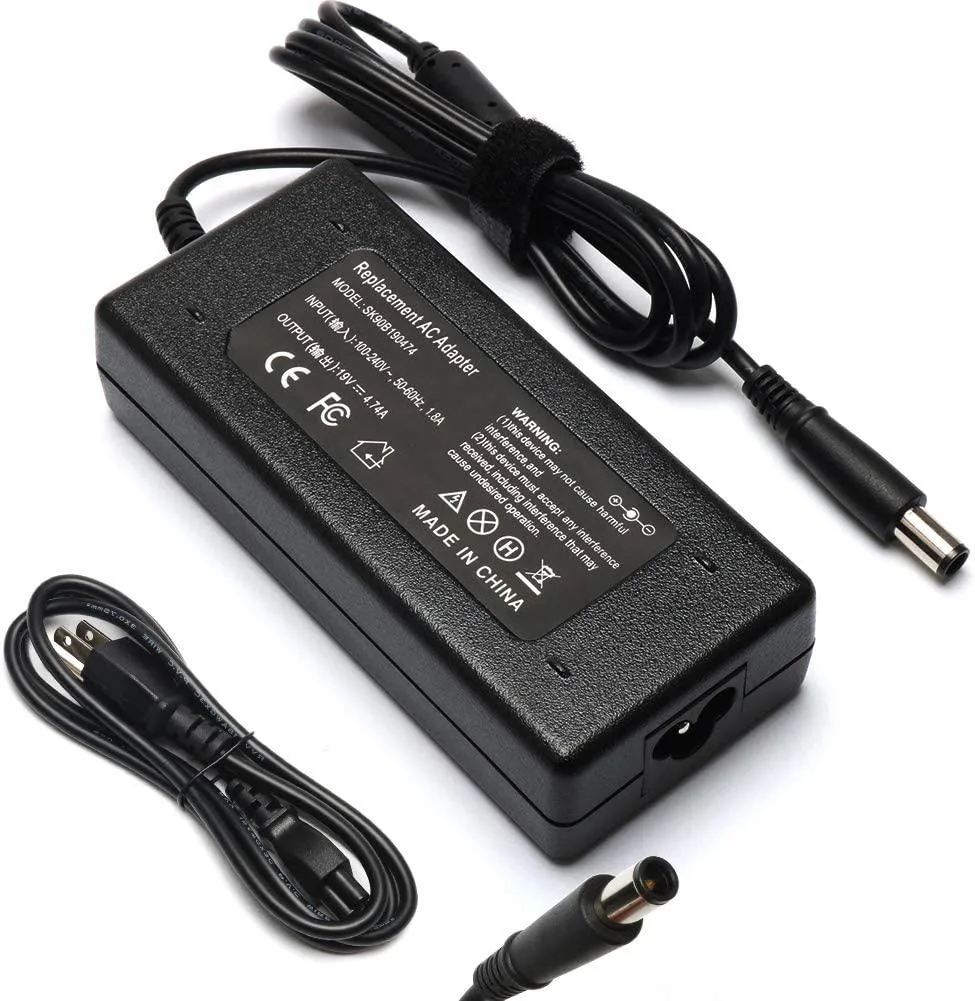 myVolts myVolts 90W AC Adapter Laptop Charger 19V 4.74A 7.4mm×5.0mm for HP EliteBook ProBook Compaq Presario — product photo