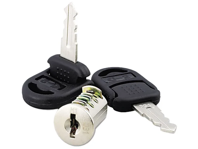 Alera Alera VA50-1111 Core Removable Lock and Key Set, Silver, 2 Keys — product photo