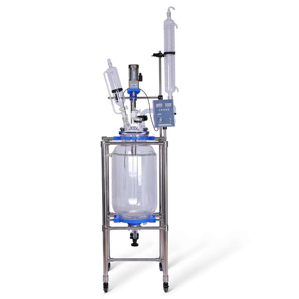 HNZXIB HNZXIB S-50L 50L 110V Jacketed Glass Reactor laboratory supply — product photo