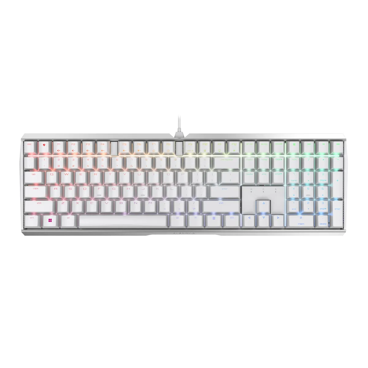  CHERRY MX Board 3.0S Mechanical Gaming Keyboard MX RED White — product photo