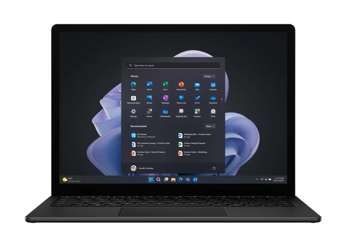 Microsoft Microsoft Surface Laptop 5 RBI-00026 Core i7-1265U 16GB 512GB 13.5" Touchscreen Matte Black — product photo