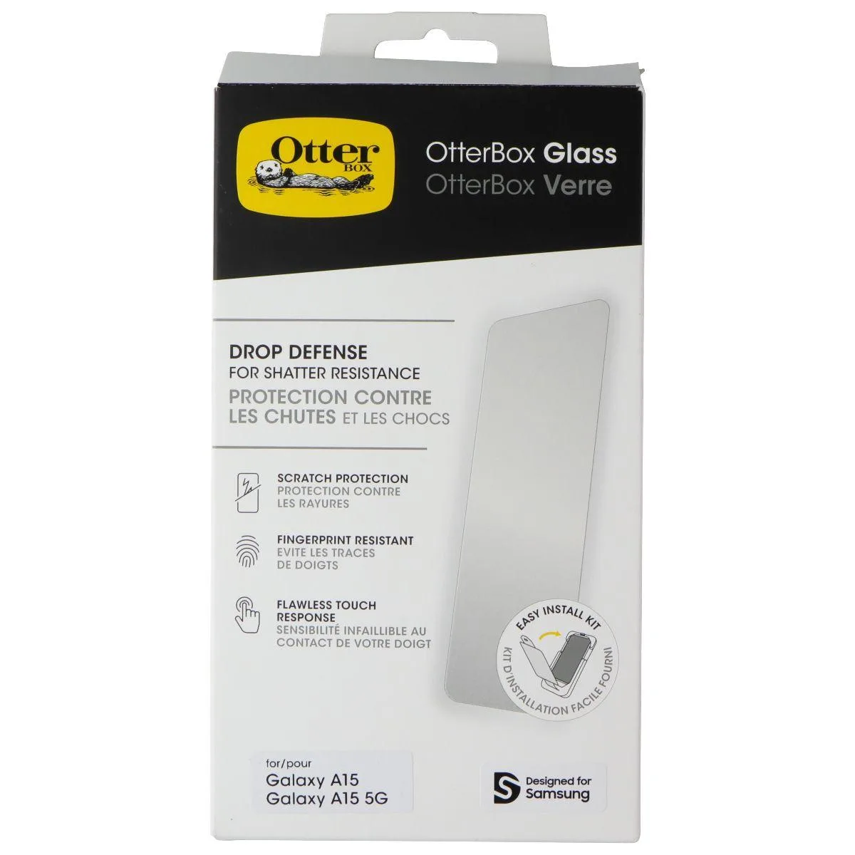 OtterBox OtterBox 77-95031 Glass Screen Protector for Samsung Galaxy A15 5G — product photo