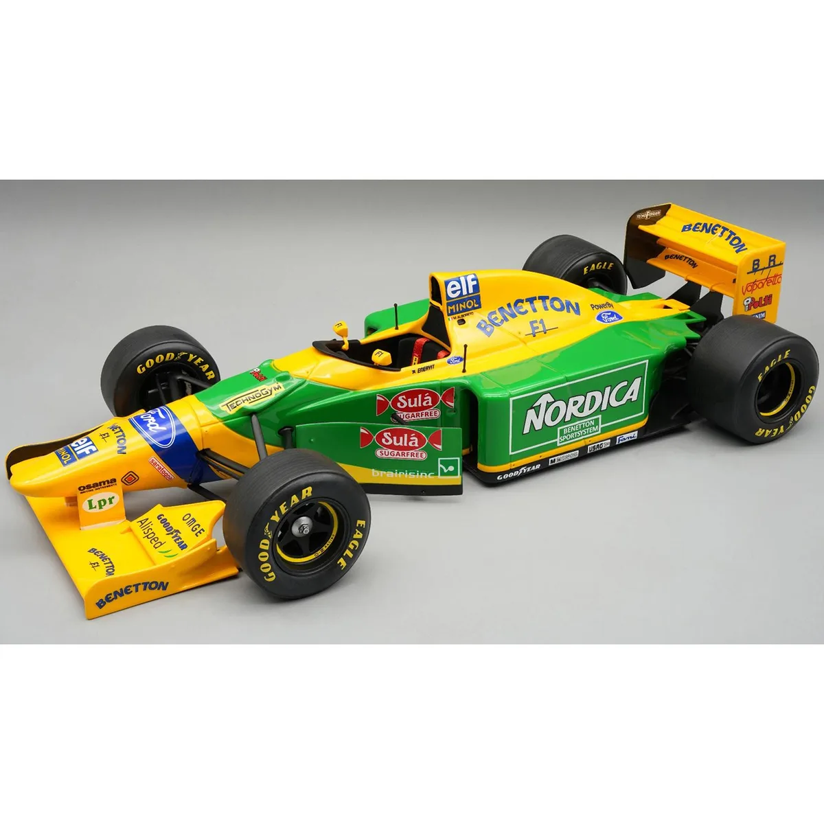 Tecnomodel Tecnomodel Benetton B193B Alboreto Barcelona Test 1993 Mythos 1/18 Limited 20 pcs — product photo