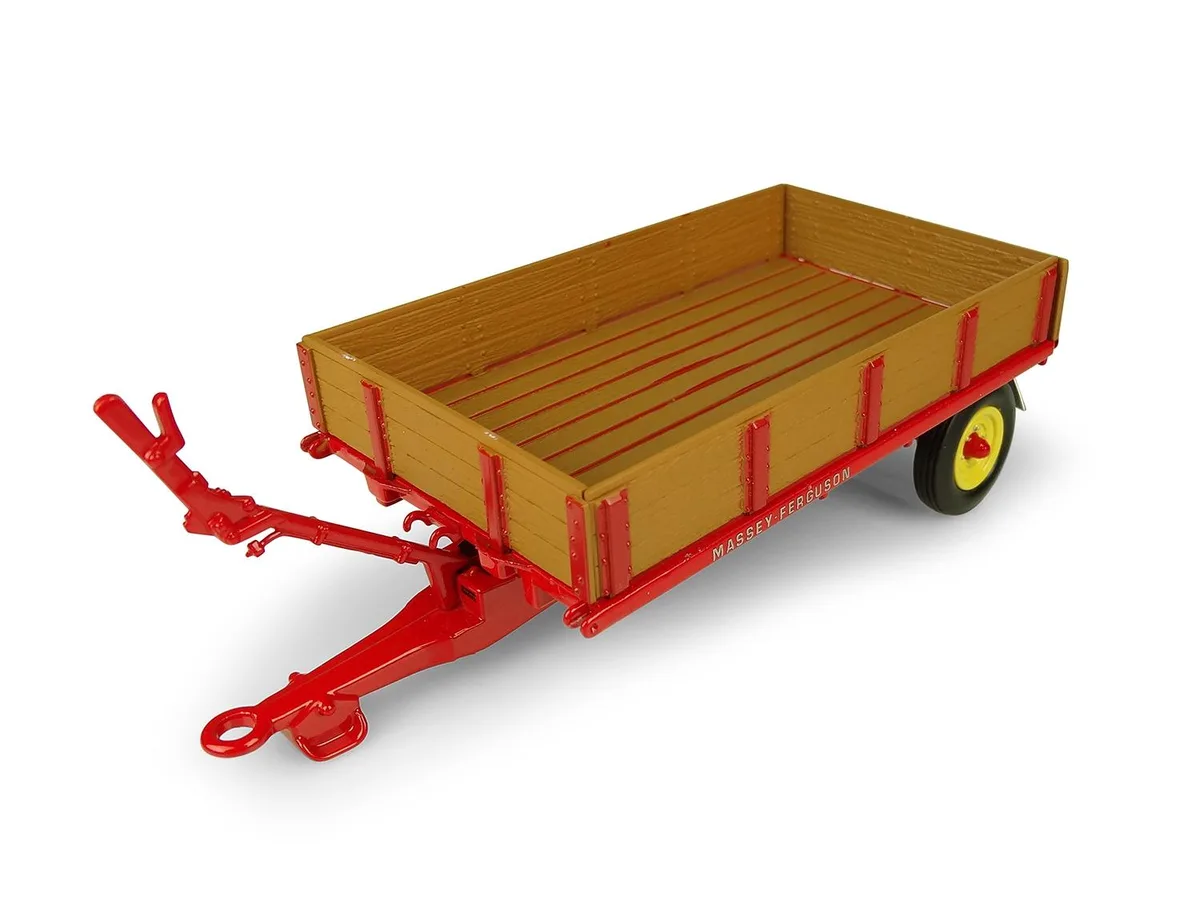 UNIVERSAL HOBBIES UNIVERSAL HOBBIES Massey Ferguson 3Ton Tipping Bed Trailer 1/32 Diecast — product photo