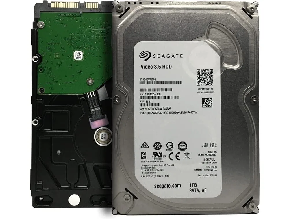 Seagate Seagate ST1000VM002 1000GB 3.5" SATA 6.0Gb/s 5900RPM 64MB Cache 2 in 1 Accessories — product photo