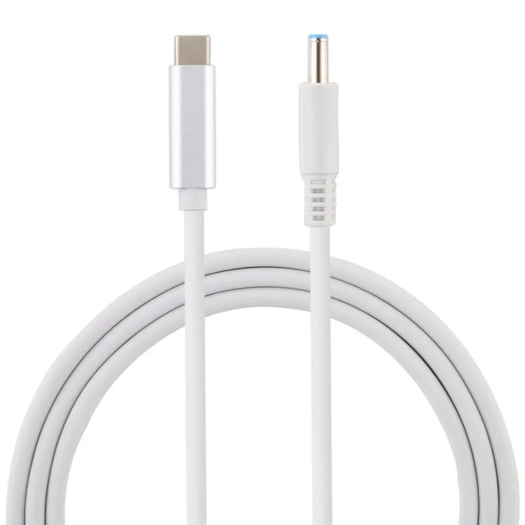 eForChina eForChina USB-C to 4.5 x 3.0mm Power Gender Changer 1.5m White — product photo