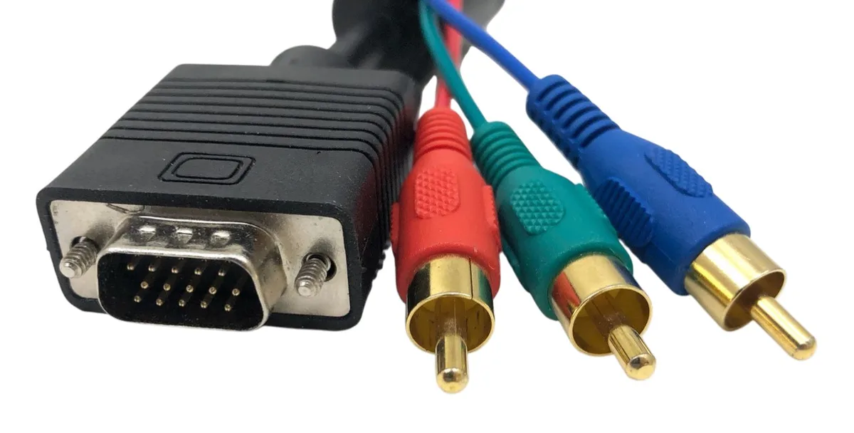 Micro Connectors Micro Connectors VGA to 3 RCA cable 10 ft — product photo