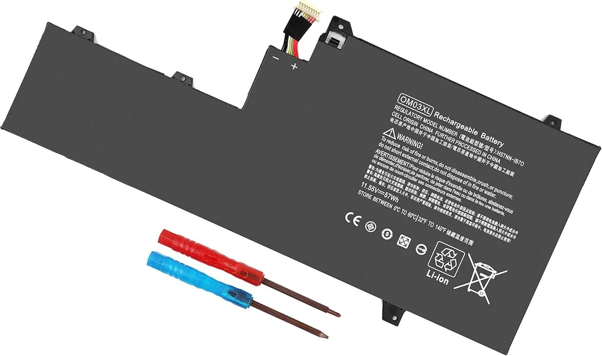 TAURKENAM TAURKENAM OM03XL 57Wh 3-cell laptop battery for HP EliteBook X360 1030 G2 — product photo