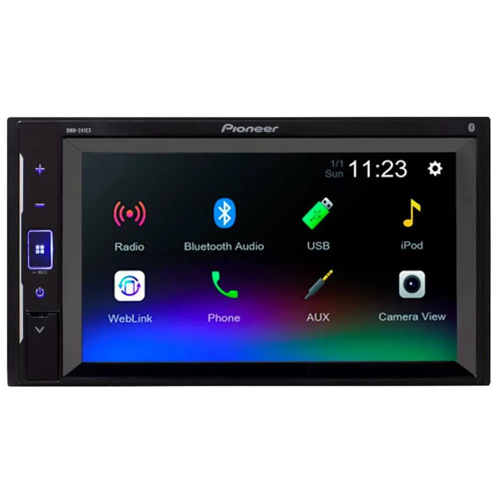 Pioneer Pioneer DMH-241EX 6.2 inch Resistive Touchscreen Receiver — product photo