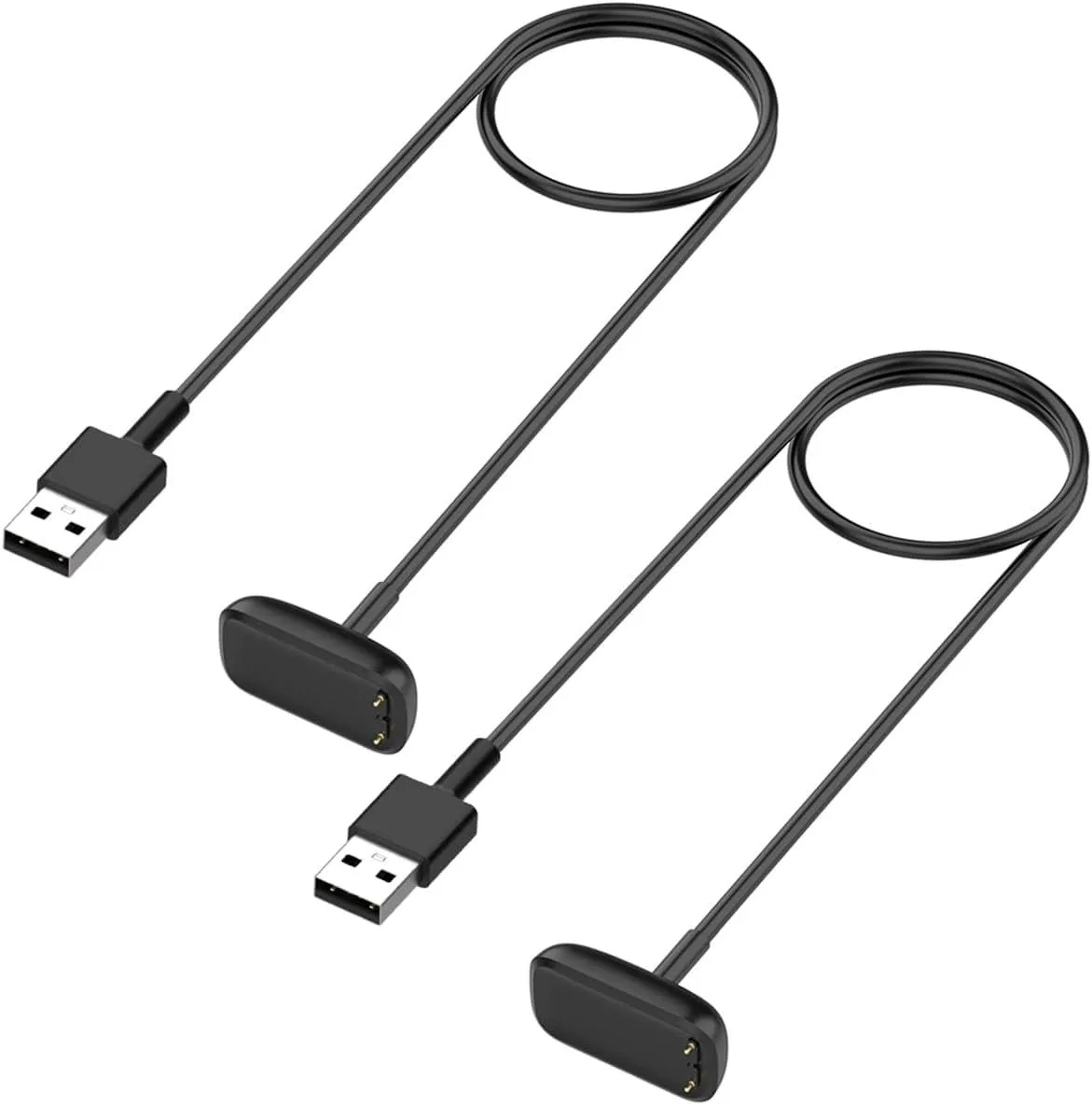 BONAEVER BONAEVER Charger for Fitbit Charge 5, Charge 6, Luxe — 2-Pack, 3.3ft — product photo