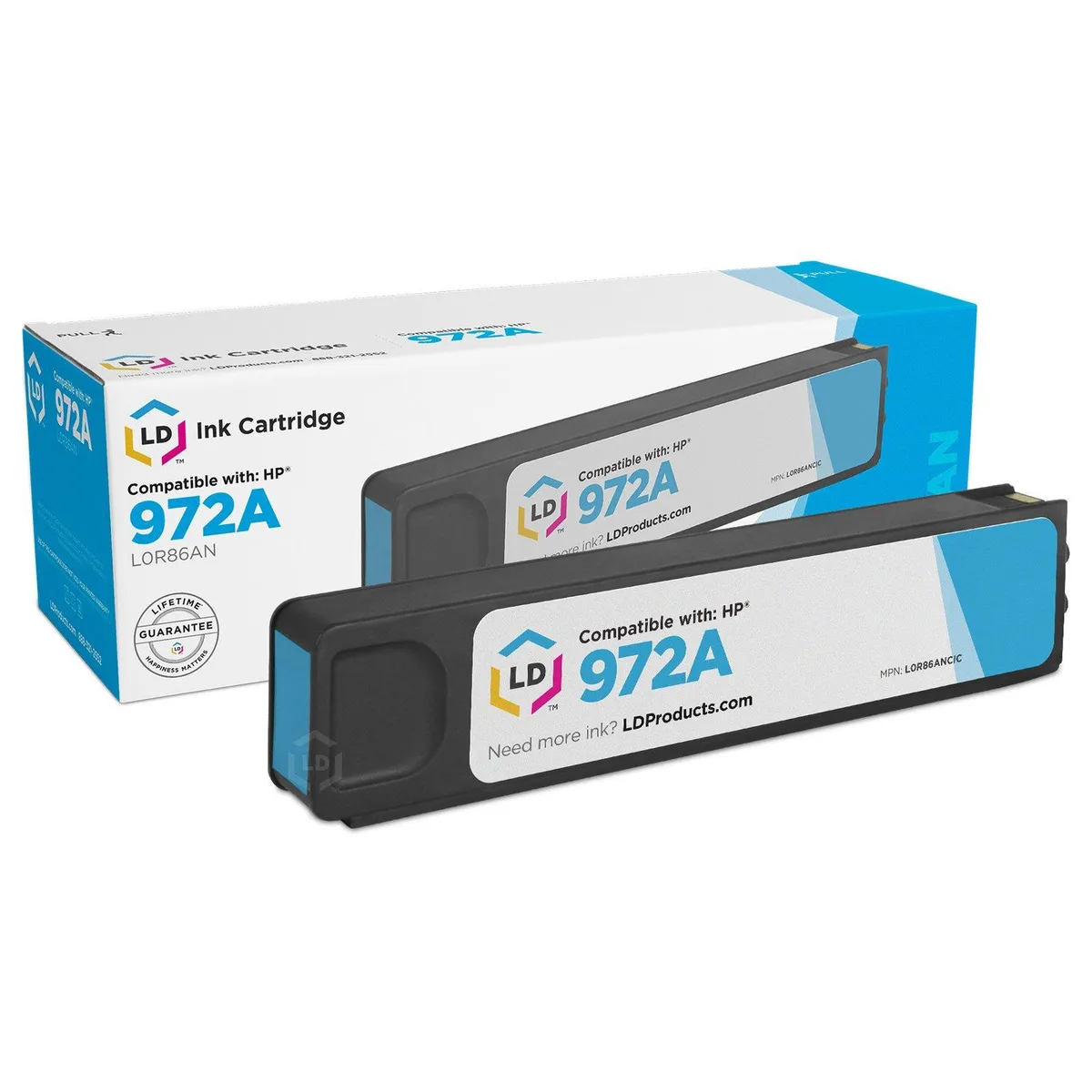LD Products LD Products 972A Cyan Ink Cartridge L0R86AN — product photo
