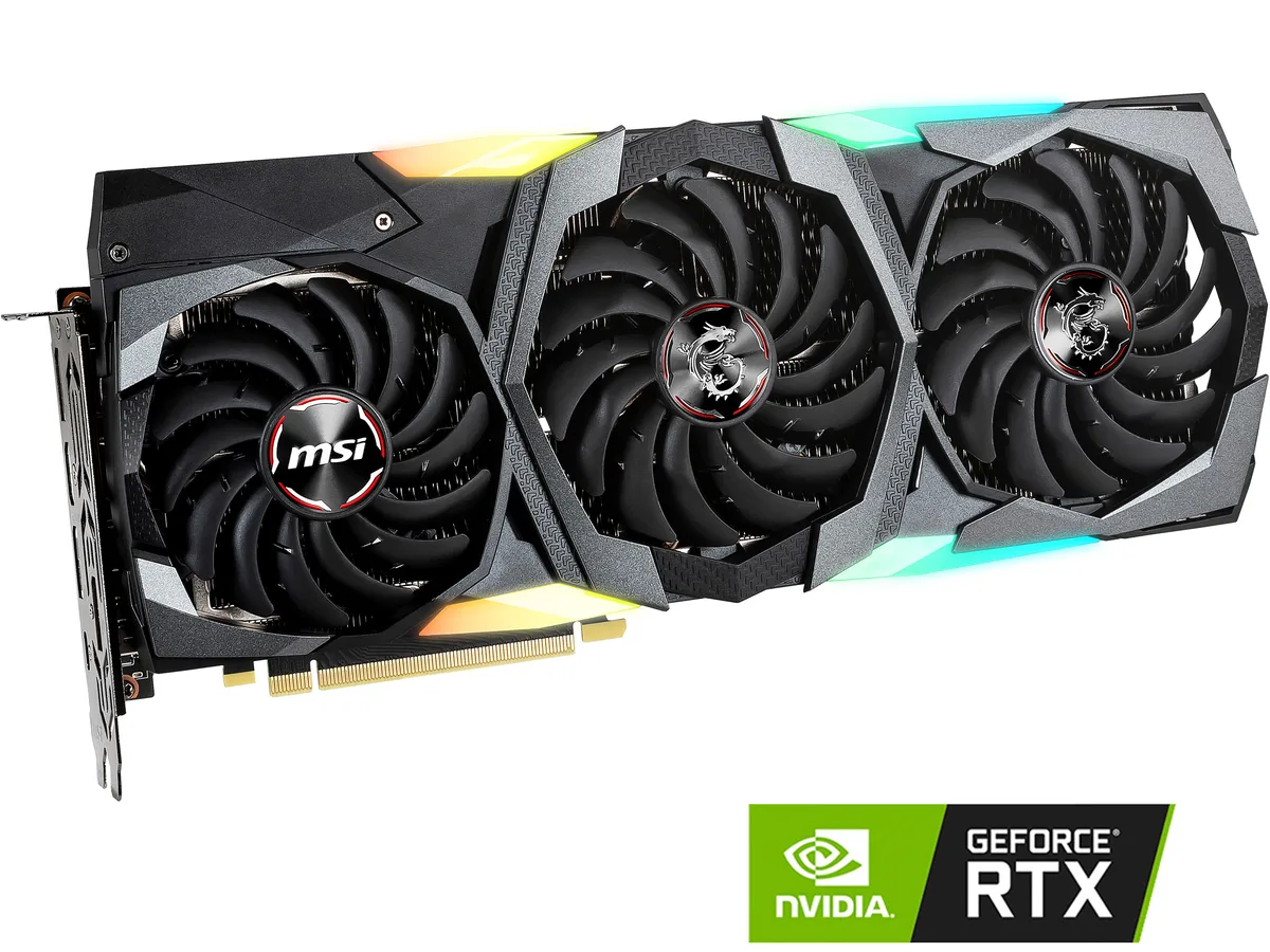 MSI MSI RTX2080GAMING X TRIO graphics card — product photo