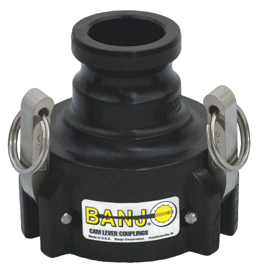Banjo Banjo 303B200A 3" Female Coupler x 2" Male Adapter Reducing Trap — product photo