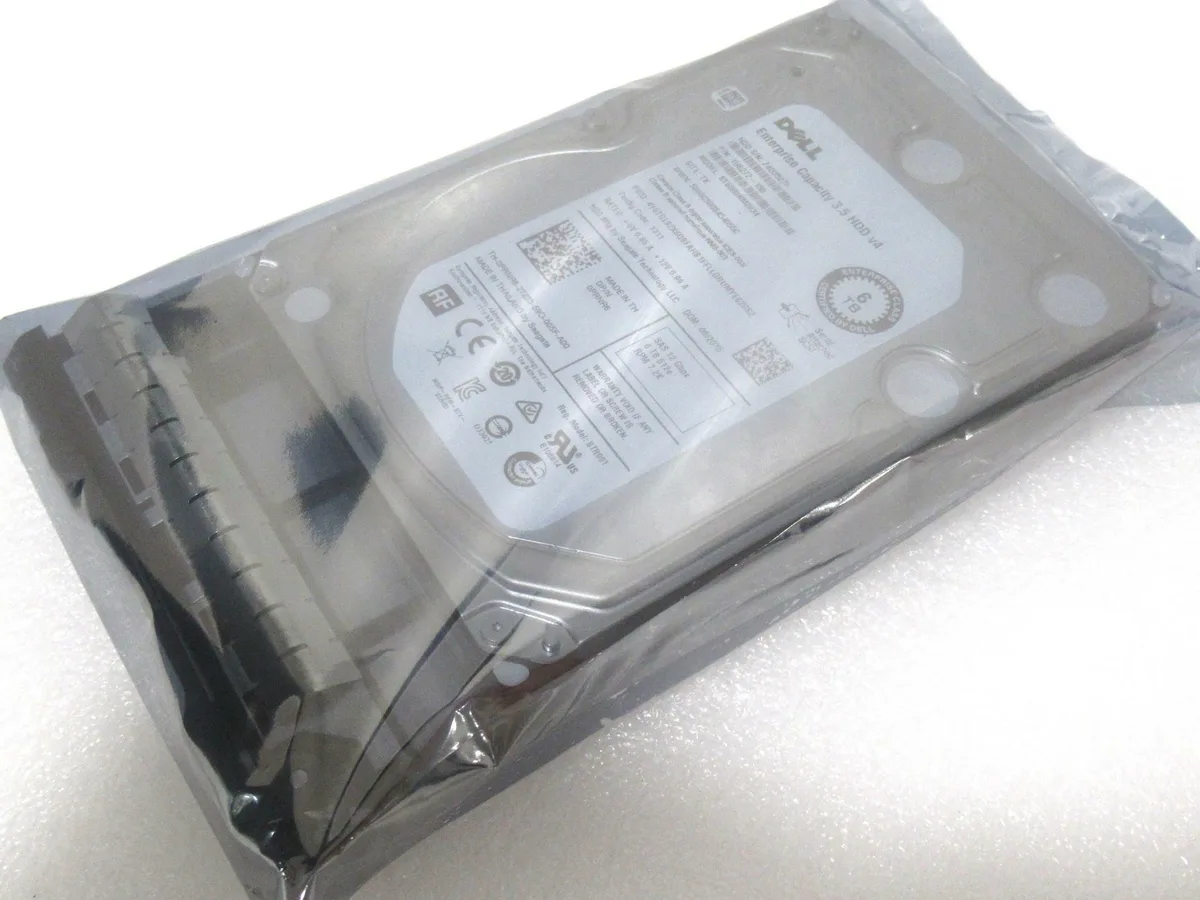DELL DELL ST6000NM0034 6TB 7200RPM 12Gbps SAS 3.5in internal hard drive for T420 T430 T440 T605 T610 — product photo