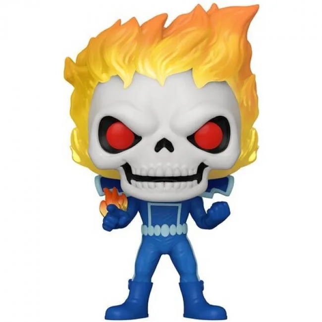 Funko POP Marvel Ghost Rider vinyl bobblehead 4.6 in multicolor standing figure