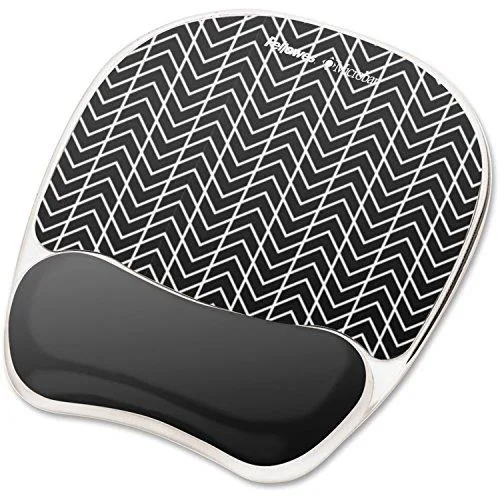 FELLOWES Fellowes 9549901 Photo Gel Mouse Pad Wrist Rest Black — product photo