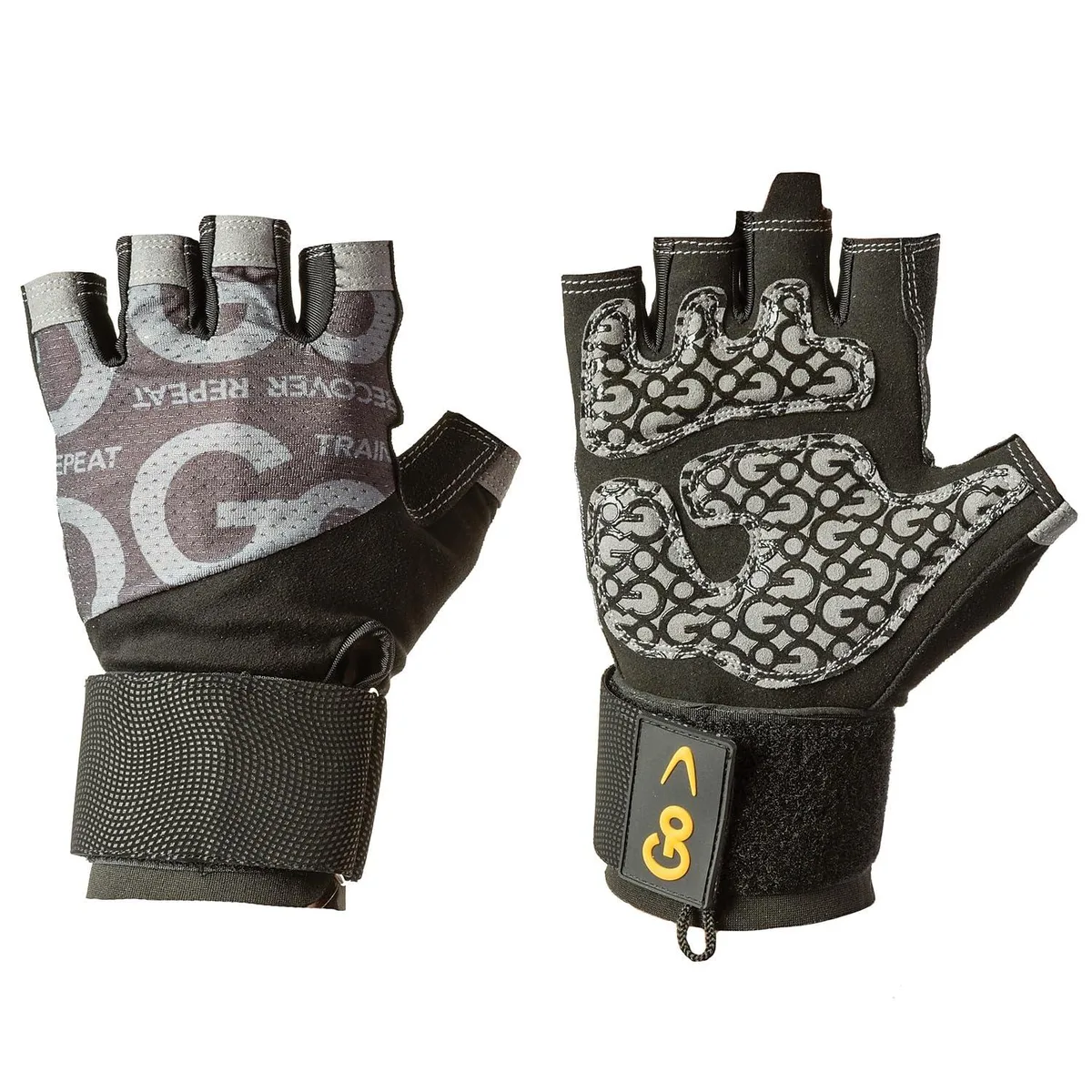 GoFit GoFit Pro Gray Trainer Wrist Wrap Gloves Medium — product photo