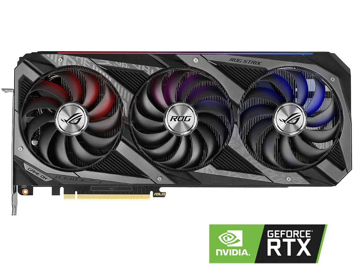 ASUS ASUS STRIX-RTX3070-O8G-GA GeForce RTX 3070 graphics card — product photo