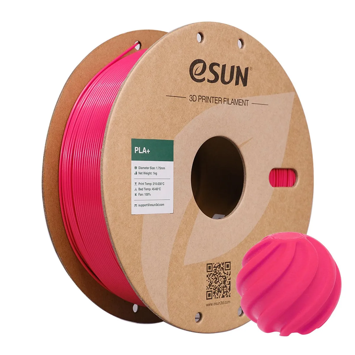 eSUN eSUN PLA+ Filament 1.75mm 1KG Magenta — product photo