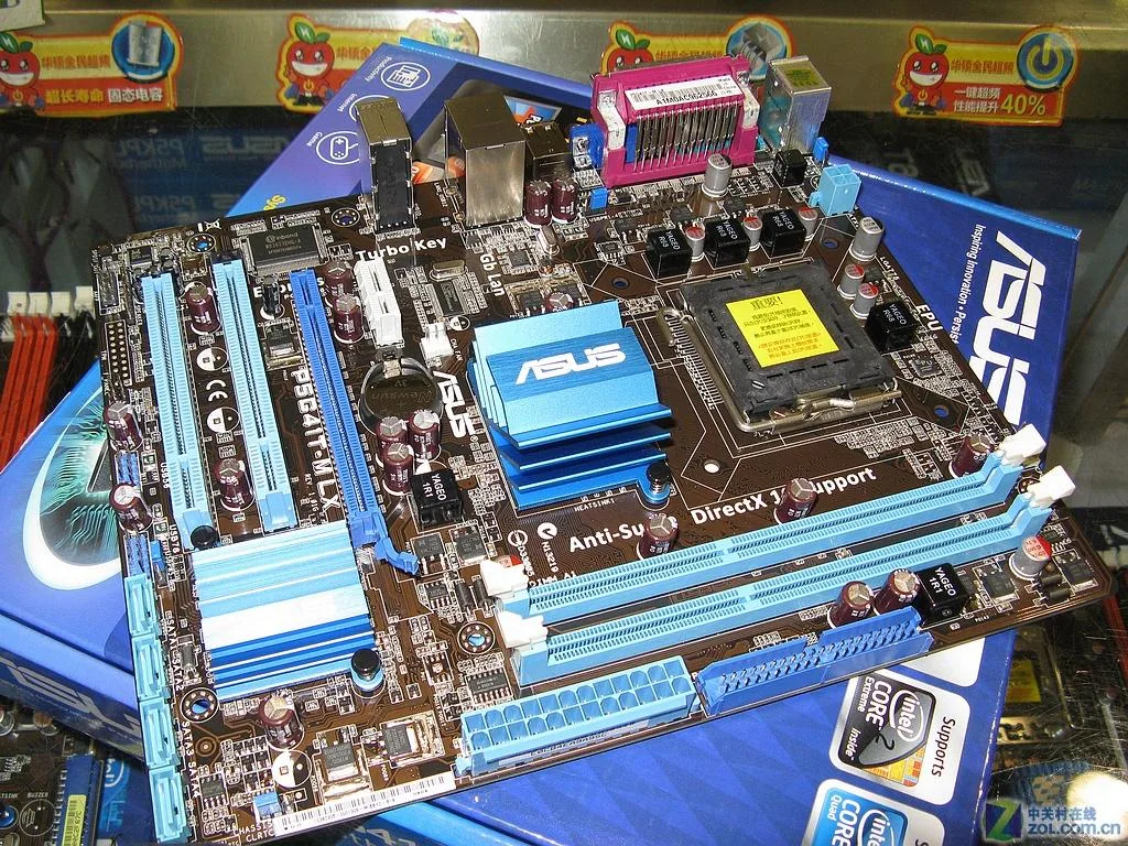 ASUS ASUS P5G41T-M LX Intel G41 DDR3 8GB Micro ATX motherboard — product photo
