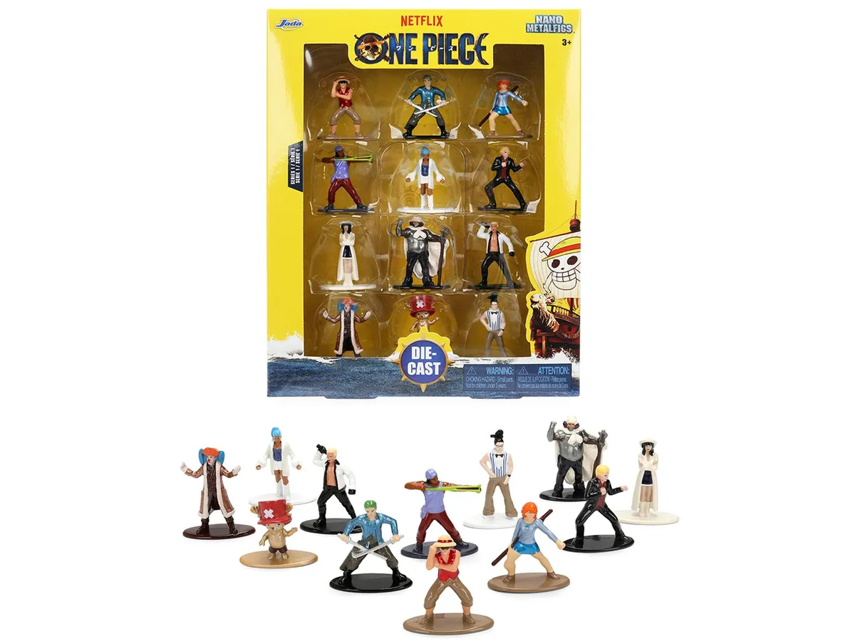Jada Jada One Piece Metalfigs Set of 12 Diecast Figures 1.25-1.75in — product photo