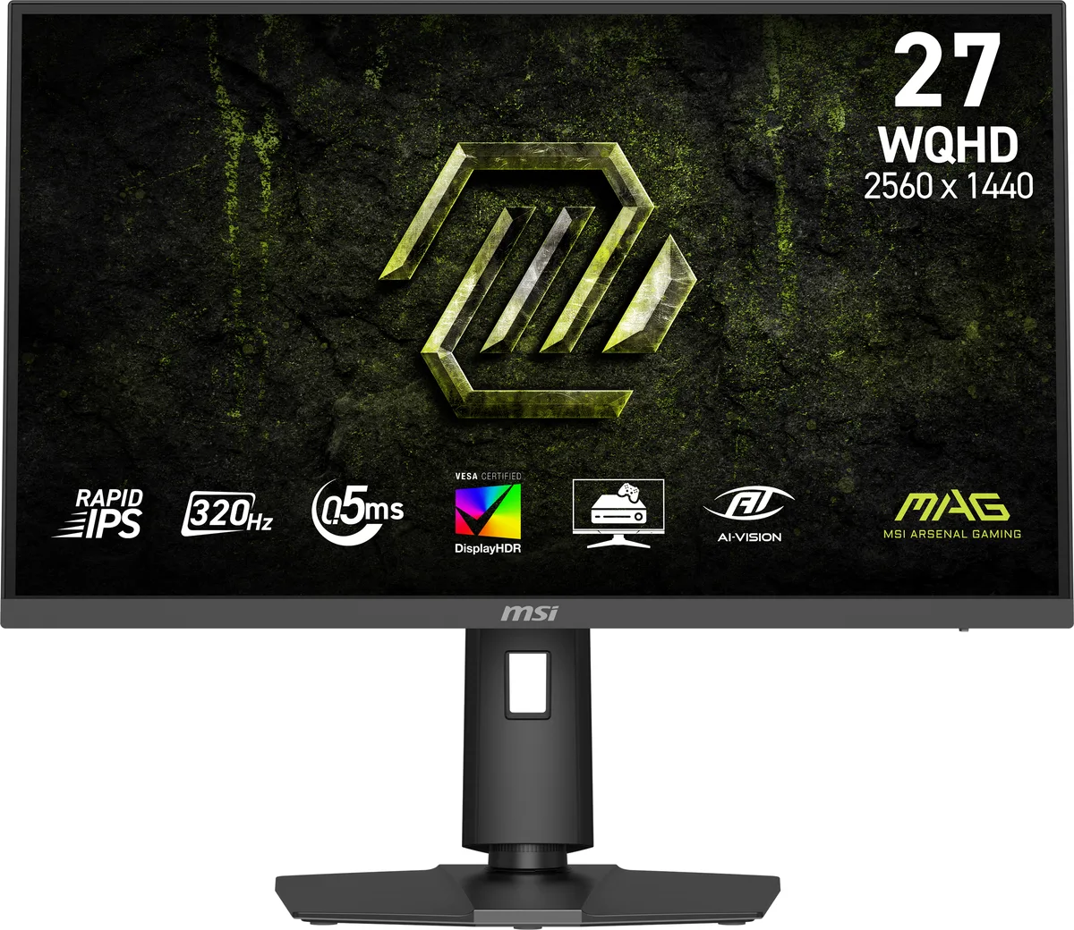 MSI MSI MAG 274QPF X32 27" 320Hz gaming monitor — product photo