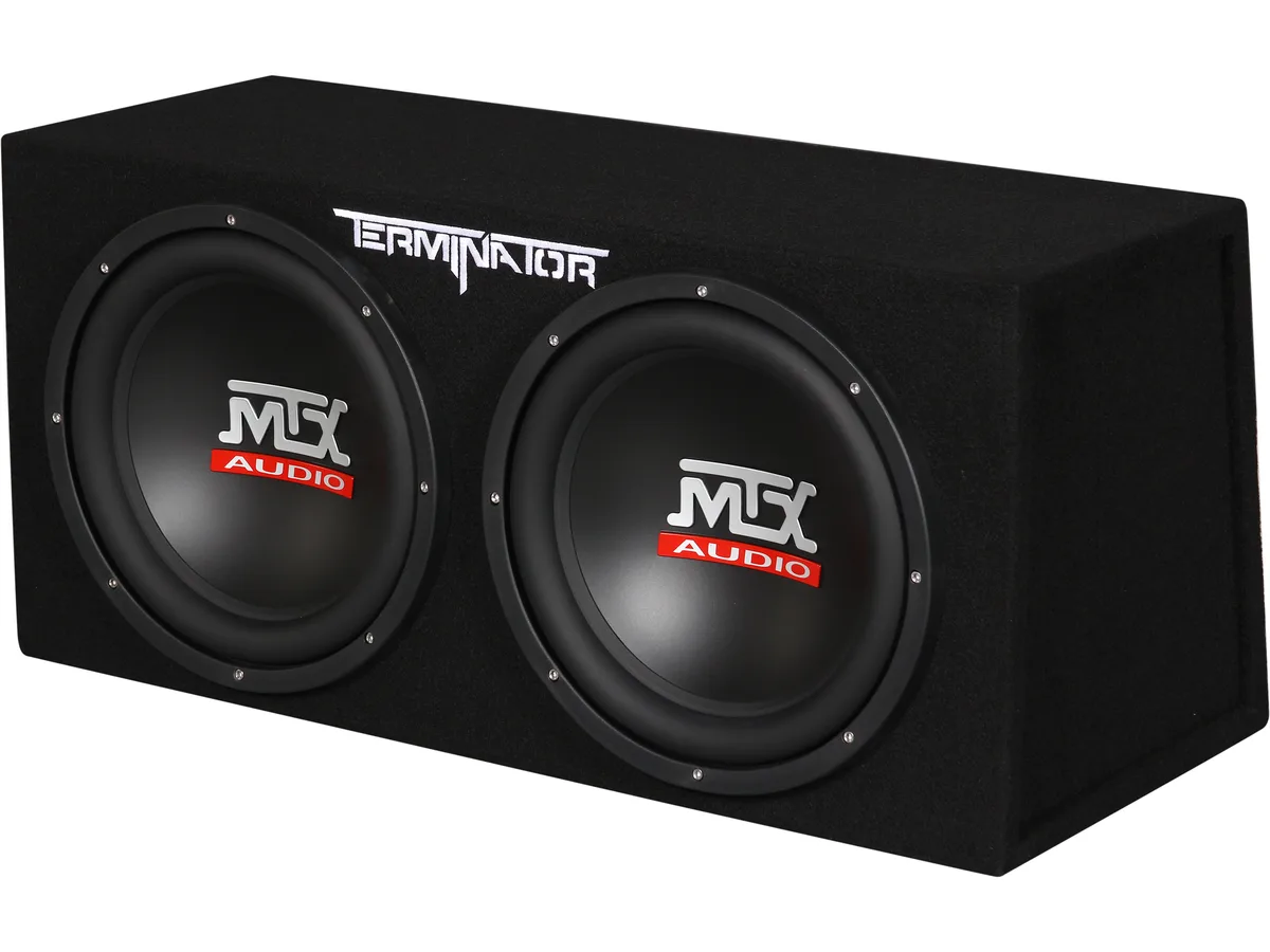MTX MTX TNE212D Terminator Dual 12" Car Subwoofer Enclosure — product photo