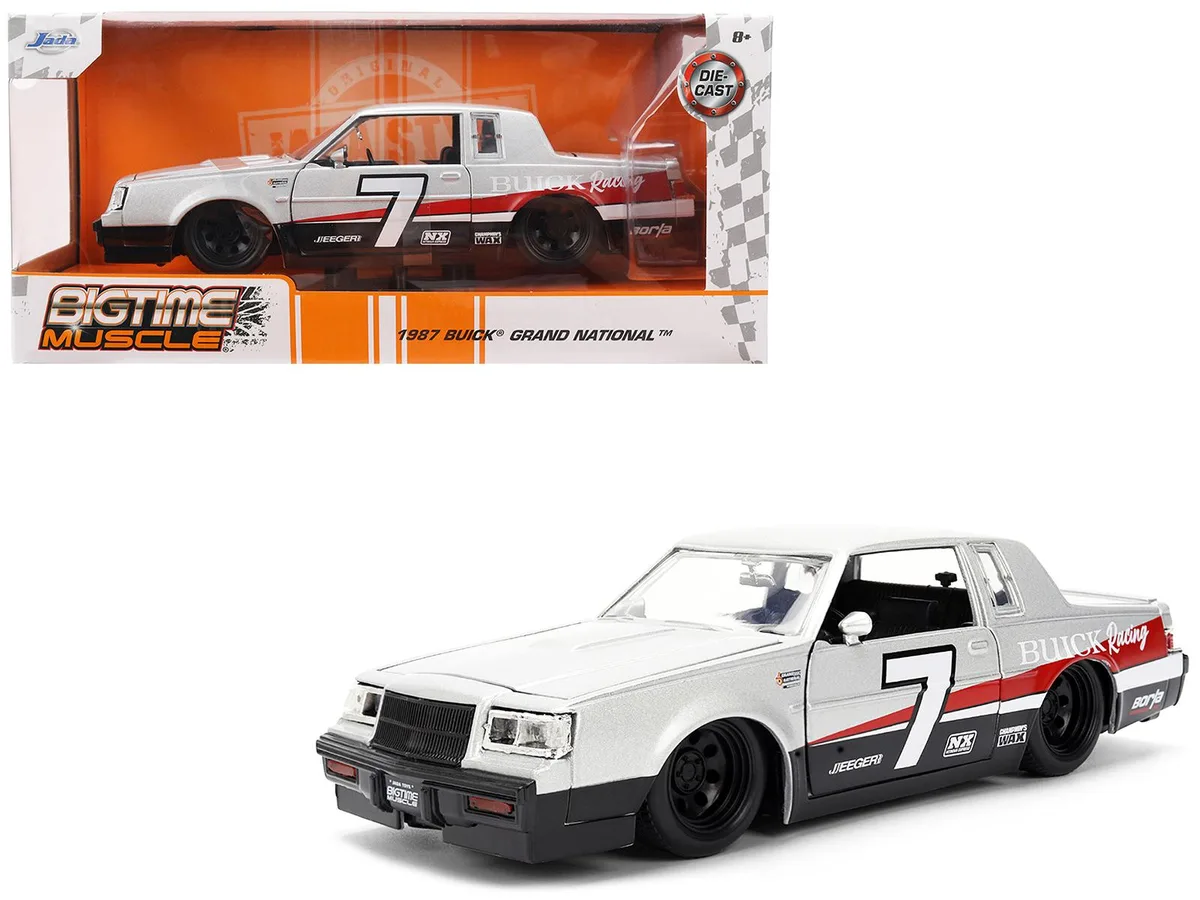 Jada Jada 1987 Buick Grand National #7 Buick Racing 1/24 Die Cast — product photo
