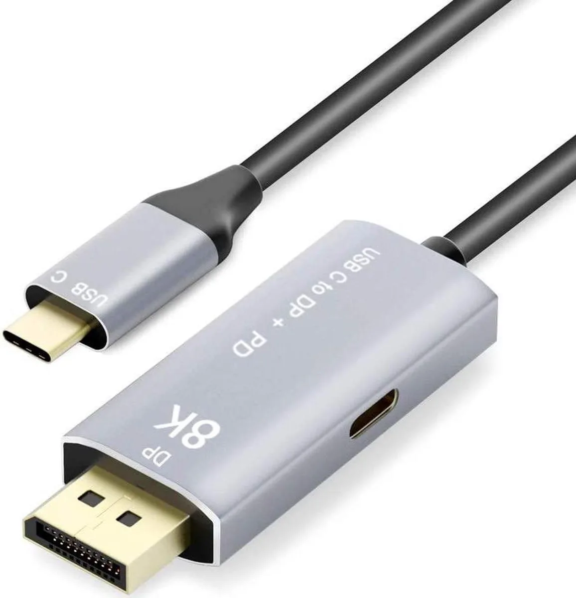 Vszerda Vszerda USB-C to DisplayPort 1.4 cable 1.8 m 8K 60 Hz 4K 144 Hz PD — product photo
