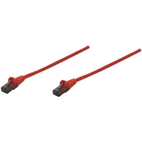 Intellinet Network Solutions Intellinet Network Solutions 342131 network ethernet cable Cat6 UTP RJ45 1.64 ft Red — product photo