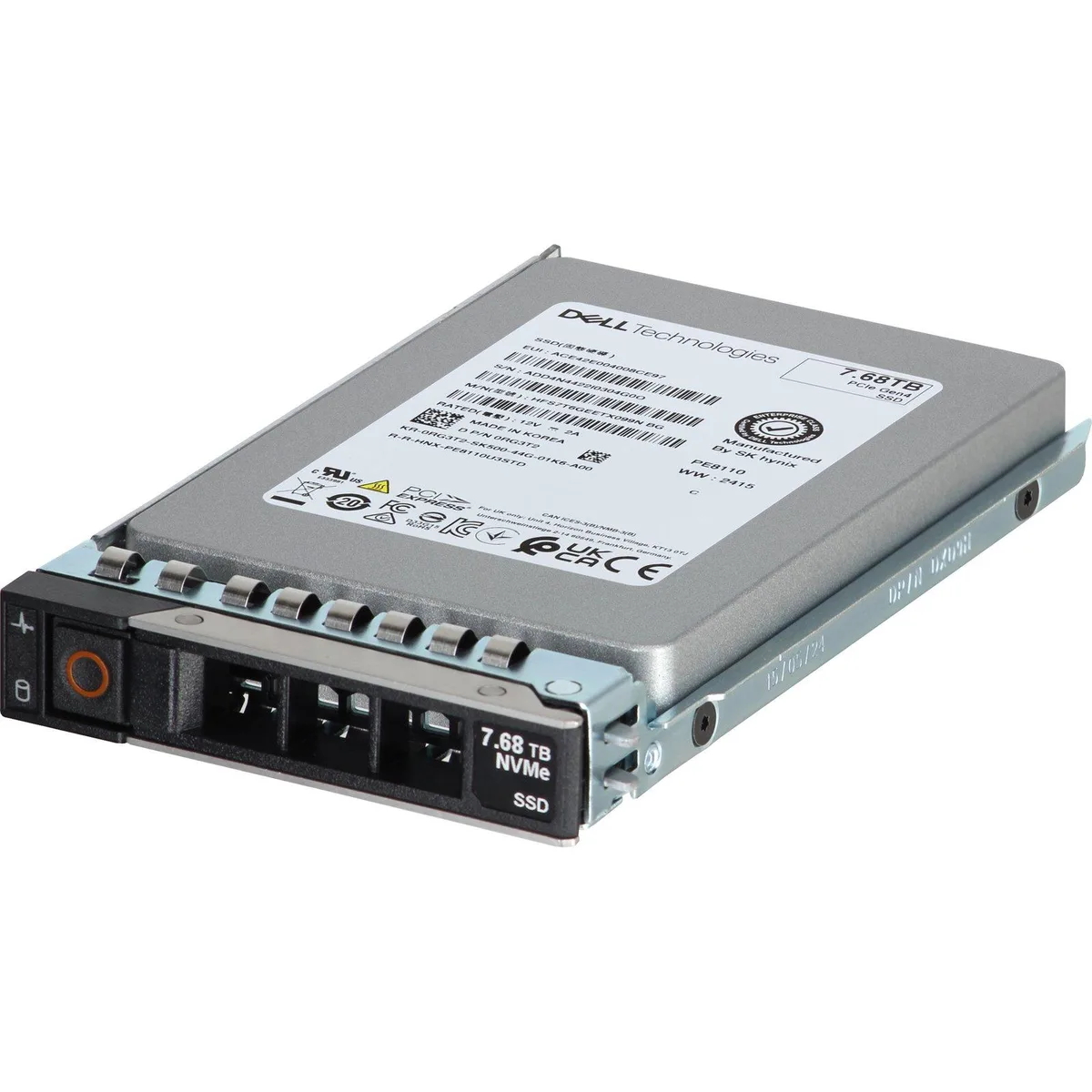 DELL DELL 7.68TB Enterprise SSD PE8110 RG3T2 — product photo