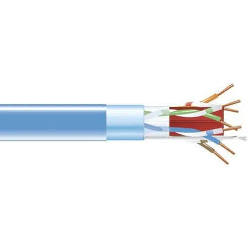 Black Box Corporation Black Box C6ABC50S-BL-1000 CAT6A 650 MHz shielded bulk cable blue 1000 — product photo