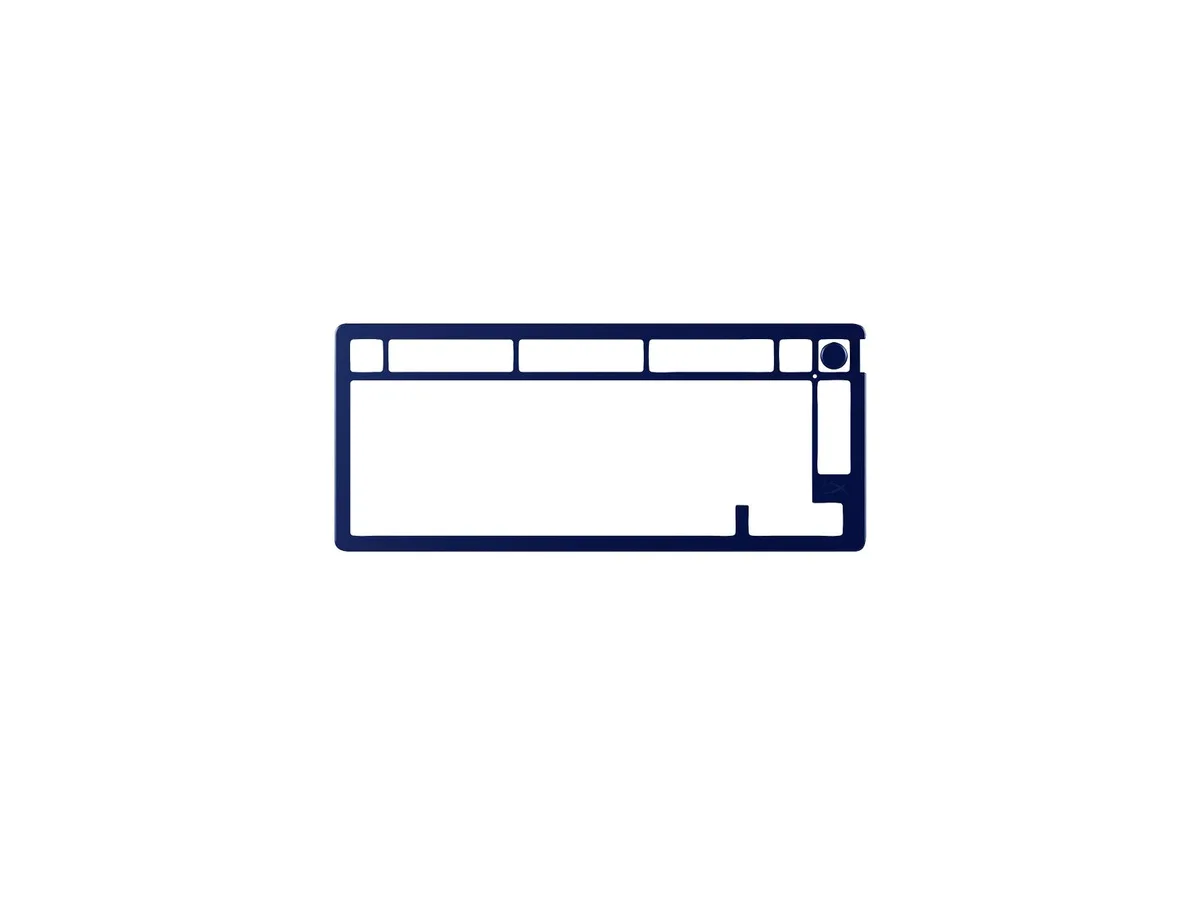 HP HP HyperX Alloy Rise Top Plate Navy Blue 85U10AA gaming keyboard — product photo
