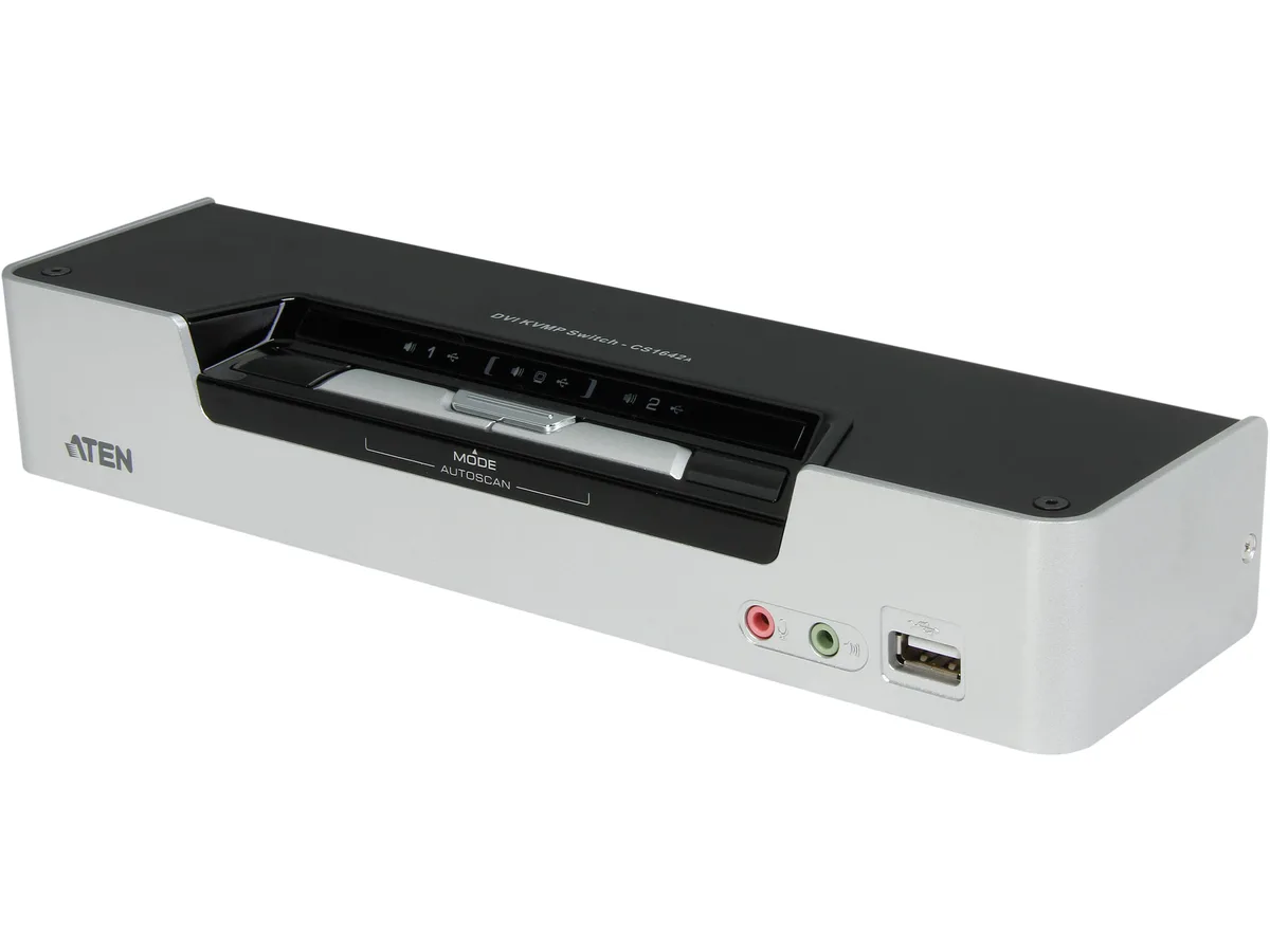 ATEN ATEN CS1642A 2-port DVI dual-view KVM switch 2560×1600 — product photo