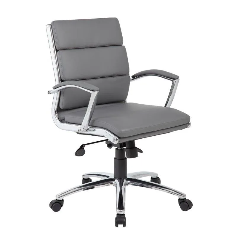 BOSS Office Products BOSS Office Products B9476-GY chair set, Gray, 37"H x 27"W x 27"D — product photo