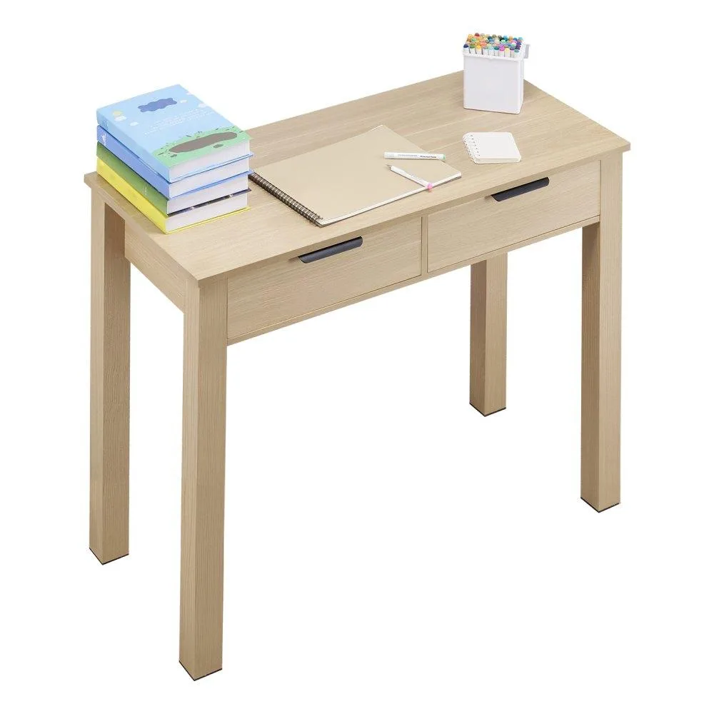 VEVOR VEVOR Small Desk with Drawers Light Wood 18.5 in — product photo